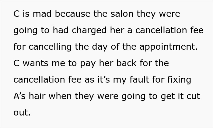 Woman Helps Daughter's Friend With Her Matted Hair, Her Dad's Fiancée Now Says She Owes Her Money