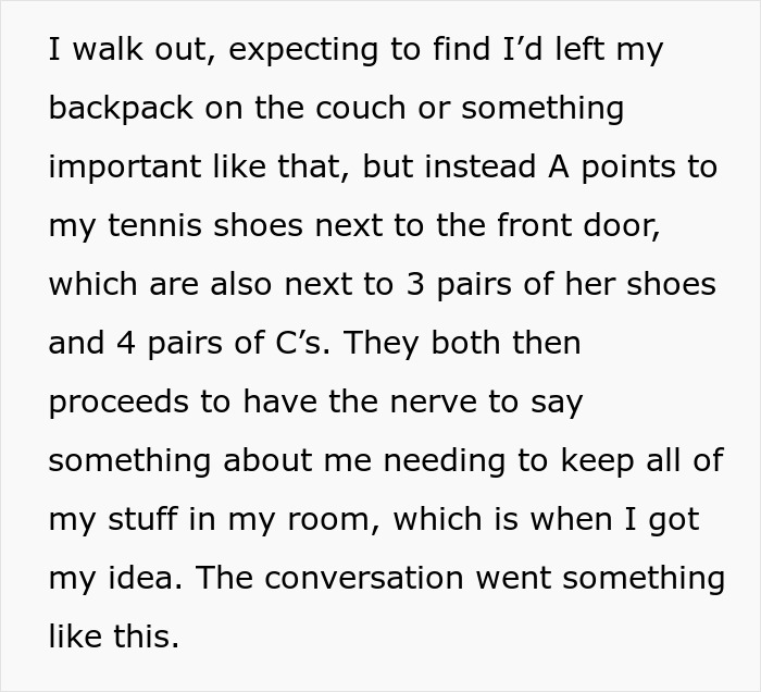 College Student Does Exactly As Told After Roommates Demand They Keep Their Stuff In Their Room