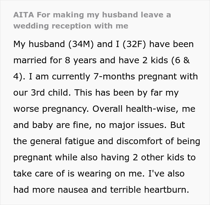 “My Health Should Be His Priority”: Pregnant Wife Makes Man Leave Party Early, He Regrets It “My Health Should Be His Priority”: Pregnant Wife Makes Man Leave Party Early, He Regrets It
