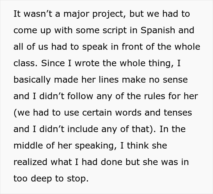 Girl Does All The Work After Being Paired With Her Bully For A Group Project, Uses It As A Setup Girl Does All The Work After Being Paired With Her Bully For A Group Project, Uses It As A Setup