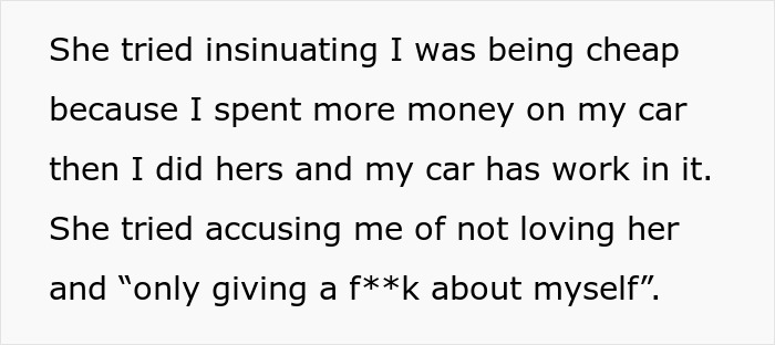 "I Was Being Cheap": GF Freaks Out After BF Refused To Buy Her A Tesla "I Was Being Cheap": GF Freaks Out After BF Refused To Buy Her A Tesla