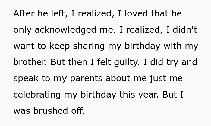 17 Y.O. Is Done Sharing Her Birthday With Her Late Twin, Parents Are Not Having It 17 Y.O. Is Done Sharing Her Birthday With Her Late Twin, Parents Are Not Having It
