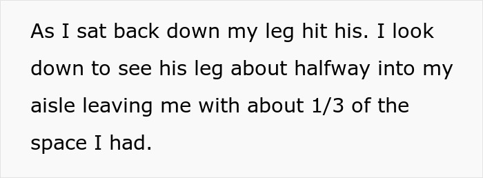Man Thinks He Can Get Away With Stealing Woman’s Legroom On Flight, Regrets It Man Thinks He Can Get Away With Stealing Woman’s Legroom On Flight, Regrets It