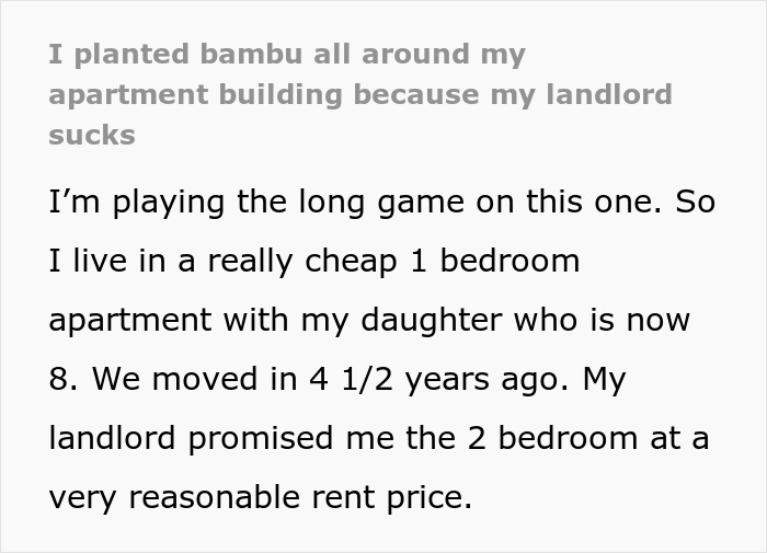“I’m Playing The Long Game”: Woman Waits 5 Years For Revenge On Landlord To “Break Ground” “I’m Playing The Long Game”: Woman Waits 5 Years For Revenge On Landlord To “Break Ground”