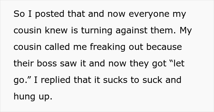 Guy Publicly Exposes Cousin To Prove He’s Right, Asks If He Went Too Far After He Gets Fired Guy Publicly Exposes Cousin To Prove He’s Right, Asks If He Went Too Far After He Gets Fired