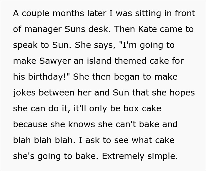 Boss Serves Ill Worker With Ultimatum, She Serves Her Work Lover A Cake As Petty Revenge