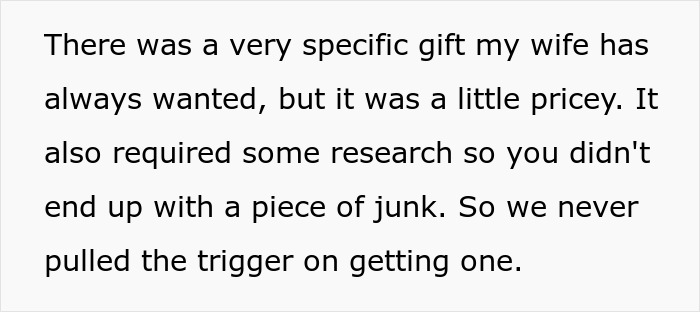 Husband Waits Years To Get Wife Special Gift, Learns The Surprise Has Been Ruined Husband Waits Years To Get Wife Special Gift, Learns The Surprise Has Been Ruined