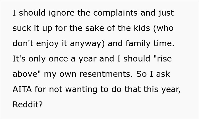 Family Tired Of Hosting Ungrateful Relatives For Christmas Decide To Cancel, Drama Ensues Family Tired Of Hosting Ungrateful Relatives For Christmas Decide To Cancel, Drama Ensues