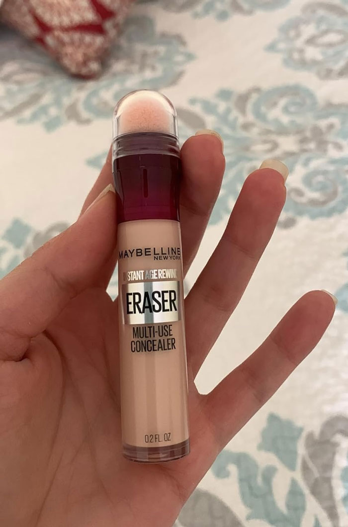 Maybelline Instant Age Rewind Eraser: Wave goodbye to tired eyes and hello to a well-rested glow, all thanks to America's #1 concealer that's making fine lines and blemishes run for the hills!