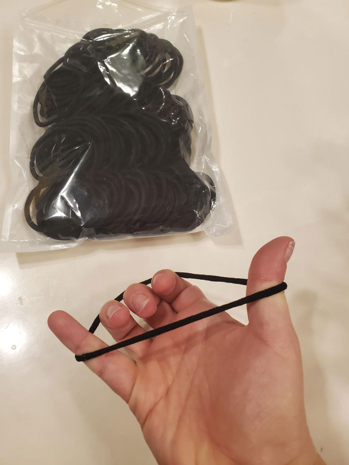 120 Pieces Black Hair Ties: Hair savior for working, sporting, or playing, with ridiculous stretchiness and strength that won't bail on you. Perfect for medium to thick hairstyles, these soft, no-damage elastics are your bag's new MVPs.