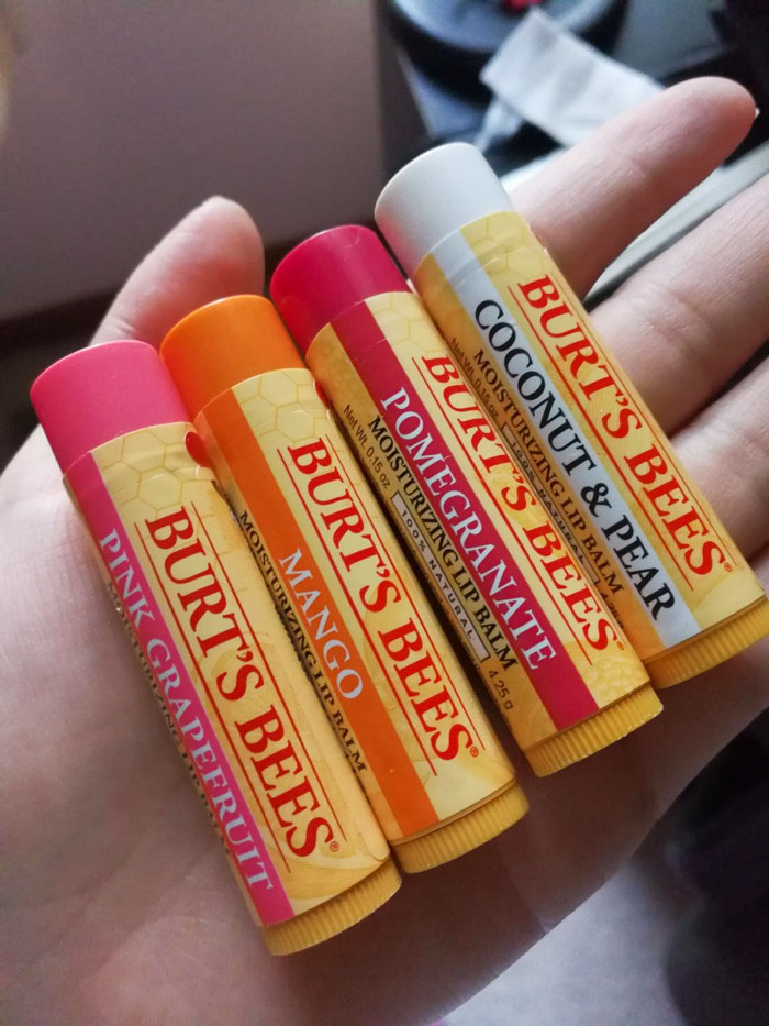 Burt's Bees Lip Balm: This pocket-size powerhouse is crammed with all-natural ingredients that moisturize, hydrate, and revitalize your lips effortlessly, making it your bag's new best friend.