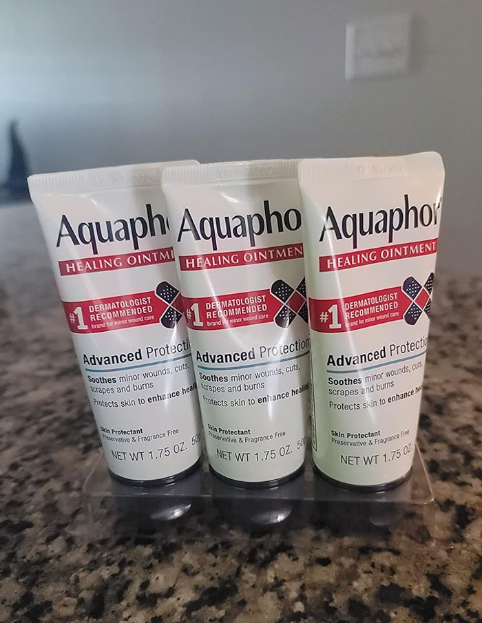 Aquaphor Healing Ointment: It's a one stop solution for dry, compromised skin and trust me, once you've tried this miracle product, you'll never turn back. Scruffy cuticles or chapped lips on the go? I mean, who has the room for multiple products when you've got this little lifesaver.