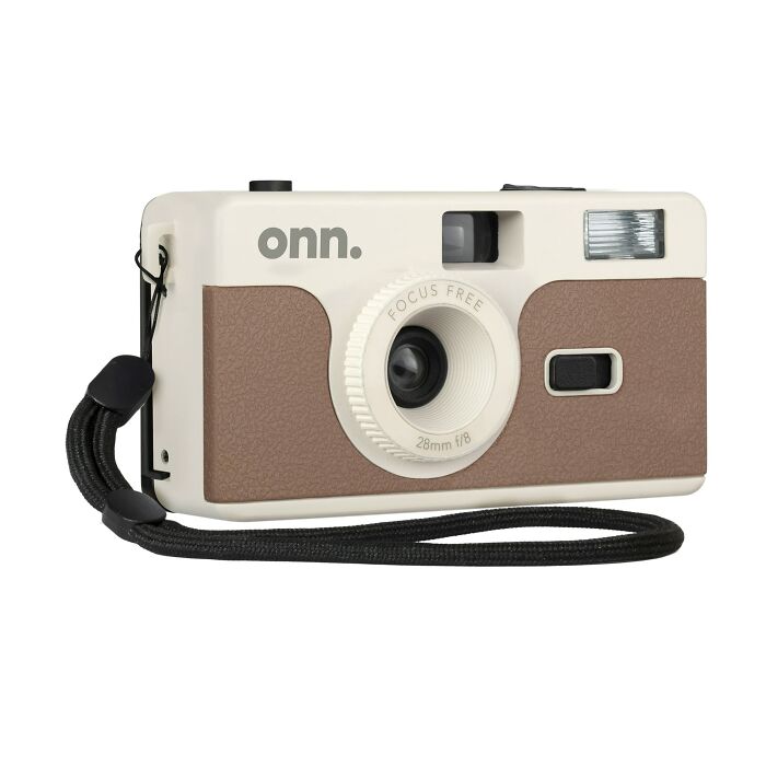 Flash Back To The Classics: Tuck An Onn. Reusable 35mm Camera With Flash Into Their Stocking And Watch Them 'Click' With Nostalgia!
