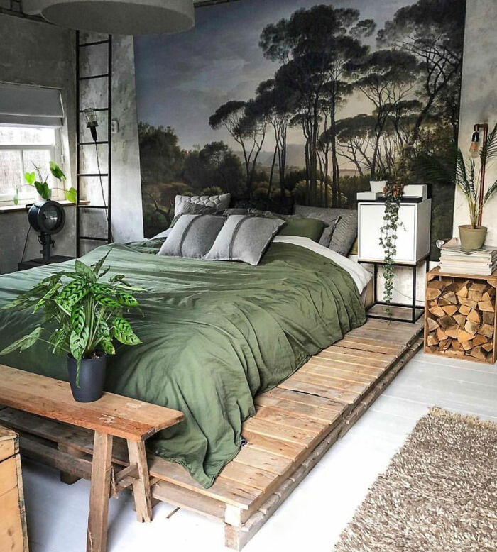 Green Bedroom Idea