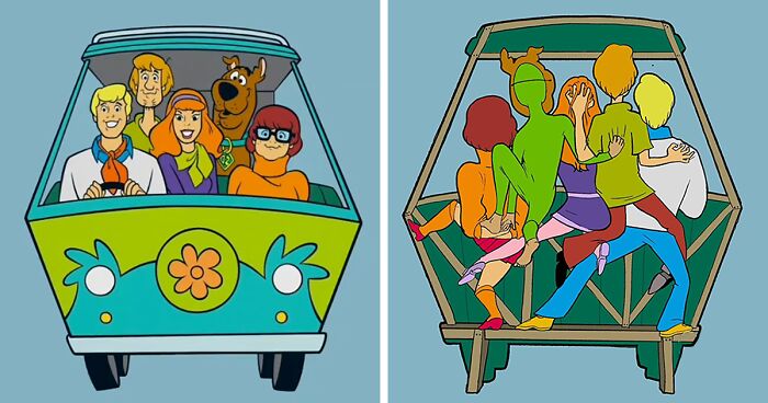 18 Behind-The-Scenes Pics Of Famous Scenes From Pop Culture Animations ...