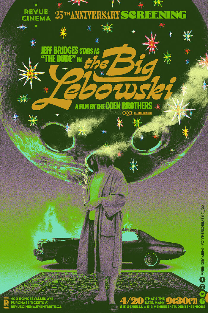 "The Big Lebowski" Movie Screening Poster