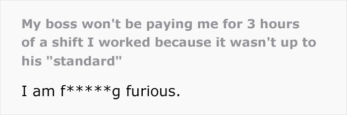 Worker Refuses To Take Boss’s Nonsense Reasons For Not Being Paid After 13.5-Hour Shift Worker Refuses To Take Boss’s Nonsense Reasons For Not Being Paid After 13.5-Hour Shift