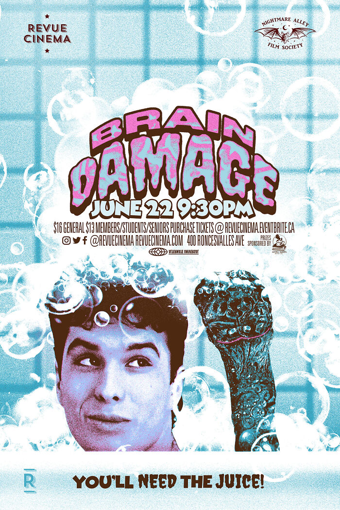 "Brain Damage" Movie Screening Poster