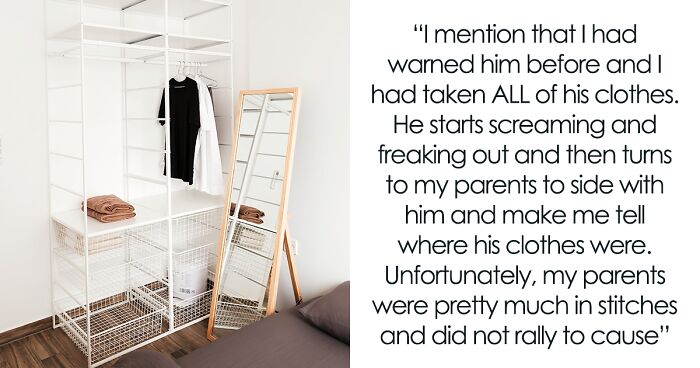 12 Y.O. Freaks Out When All His Clothes Are Gone After His Brother Warned Him Not To Steal