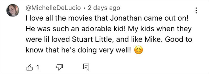 “Look At Him Now”: “Stuart Little” Star Jonathan Lipnicki Reveals He’s Still Acting
