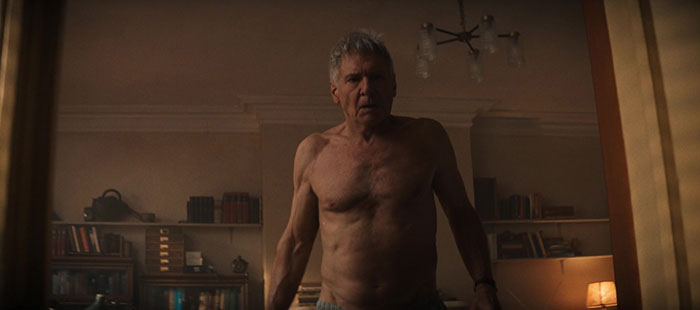 Harrison Ford standing confused 