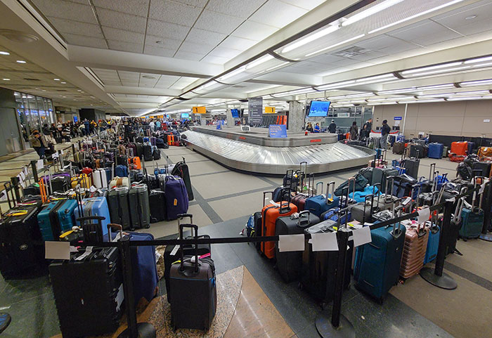There Was An Attempt To Travel With Checked Luggage On Christmas Eve