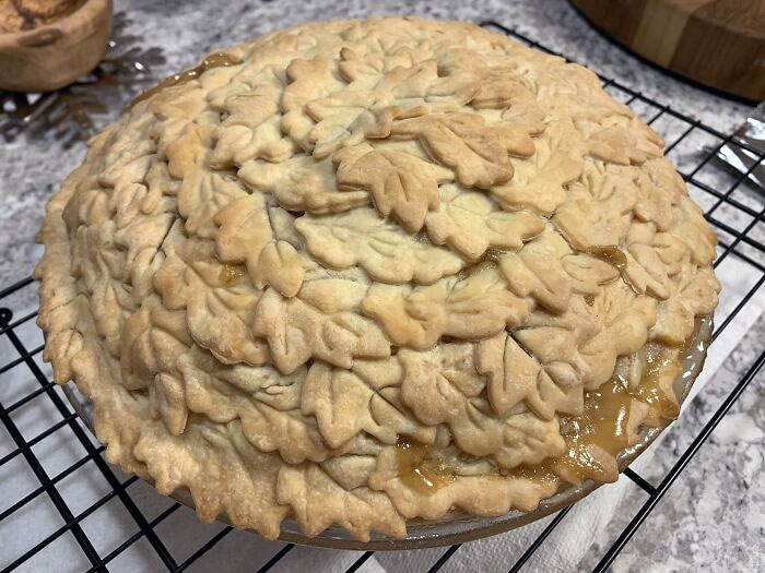 I Also Made An Apple Pie For Christmas. And Wanted Someone To See It