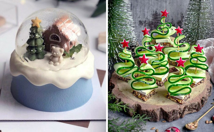 50 Festive Christmas Meals That Look Almost Too Good To Cut Into (New Pics)