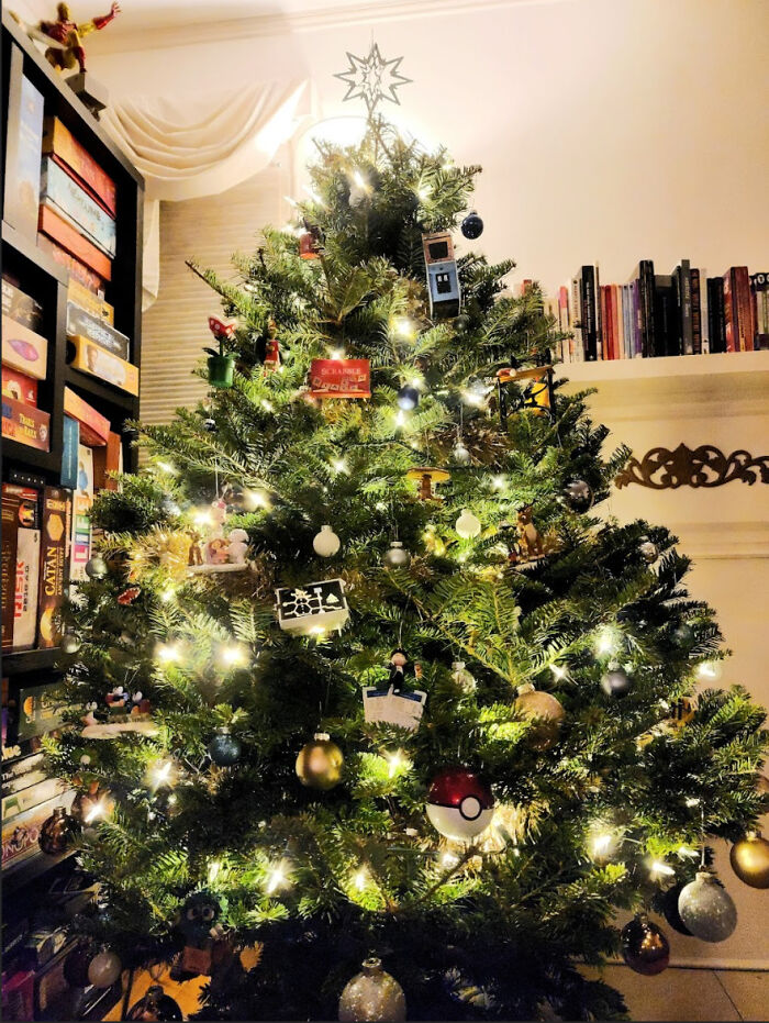 This Year's Tree! Happy Holidays To All You Pandas Out There!!!