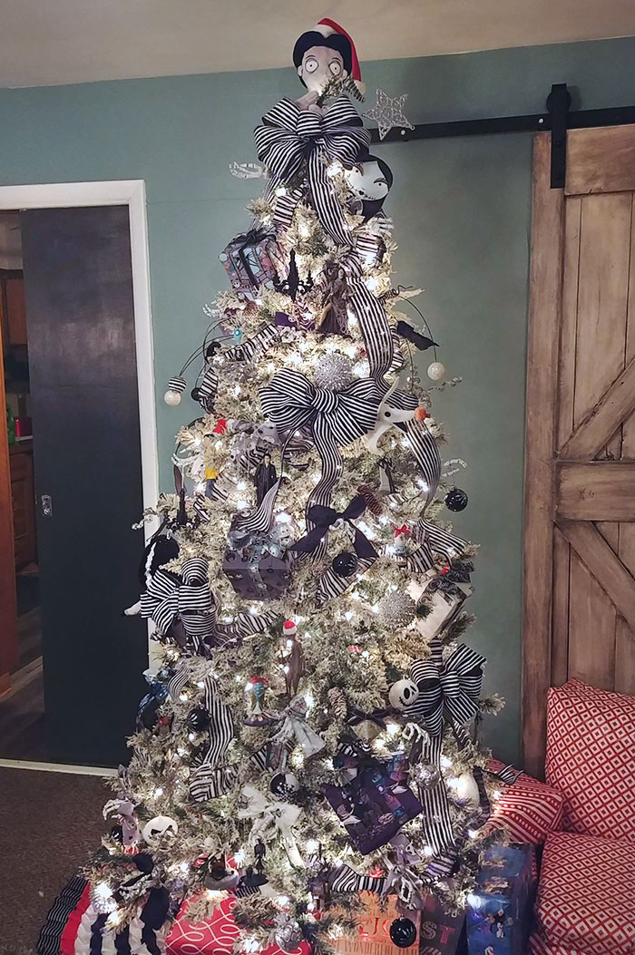 My Mom Worked Hard On This Tim Burton / Nightmare Before Christmas Tree