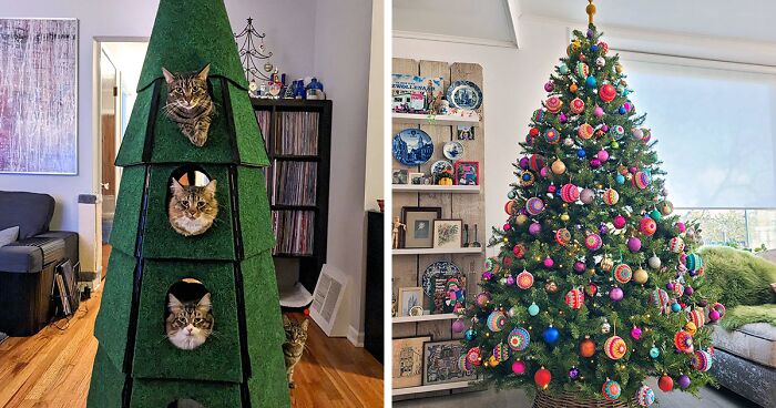50 People That Got So Creative With Their Christmas Trees, They Had To Be Applauded Online (New Pics)