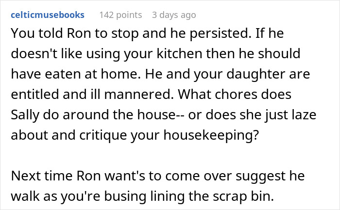 “Am I The Jerk For Telling My Daughter's Boyfriend To Go Home?”