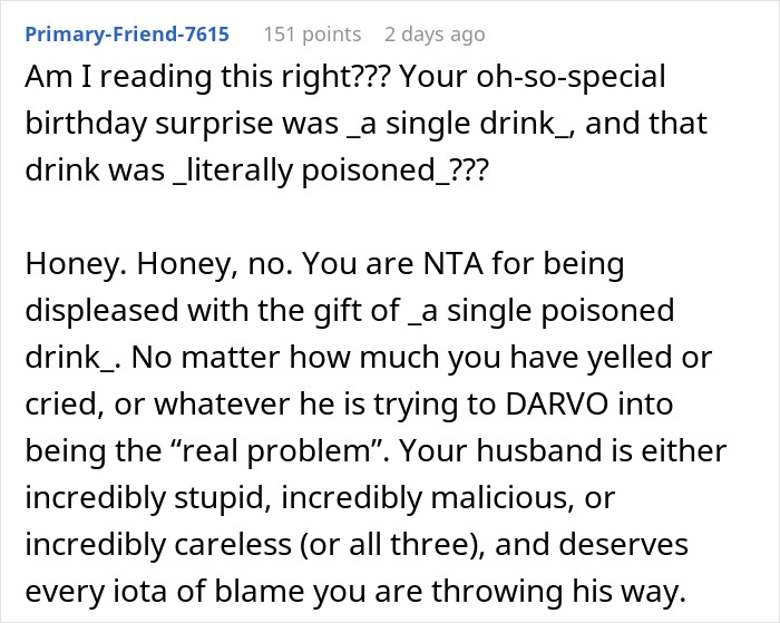 Husband Uses Essential Oil Instead Of Actual Peppermint In Wife’s Gift, She Has A Panic Attack Husband Uses Essential Oil Instead Of Actual Peppermint In Wife’s Gift, She Has A Panic Attack