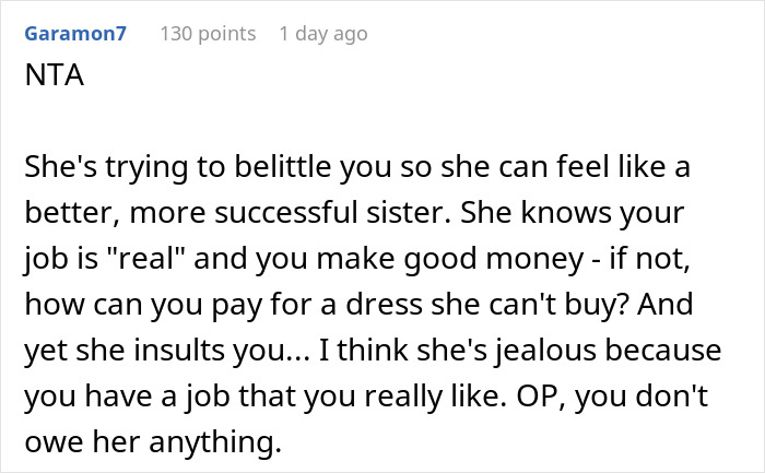 Woman Makes Fun Of Sister’s Profession, Is Upset She Refuses To Give Her Money She Earned From It Woman Makes Fun Of Sister’s Profession, Is Upset She Refuses To Give Her Money She Earned From It