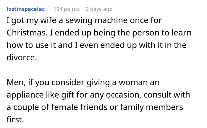 Woman Waits A Full Year To Get Back At Husband For Selfish Christmas Gift, Makes Him Furious Woman Waits A Full Year To Get Back At Husband For Selfish Christmas Gift, Makes Him Furious
