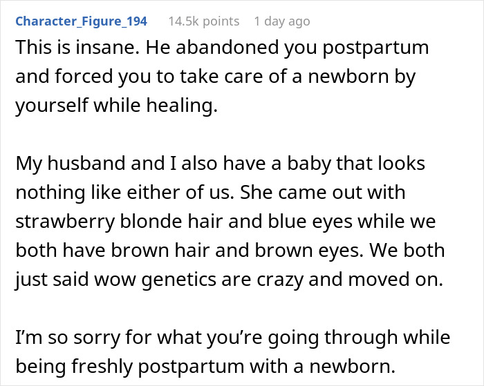 Man Threatens Divorce Over Baby’s Hair Color, Wife Laughs In His Face When Results Come In