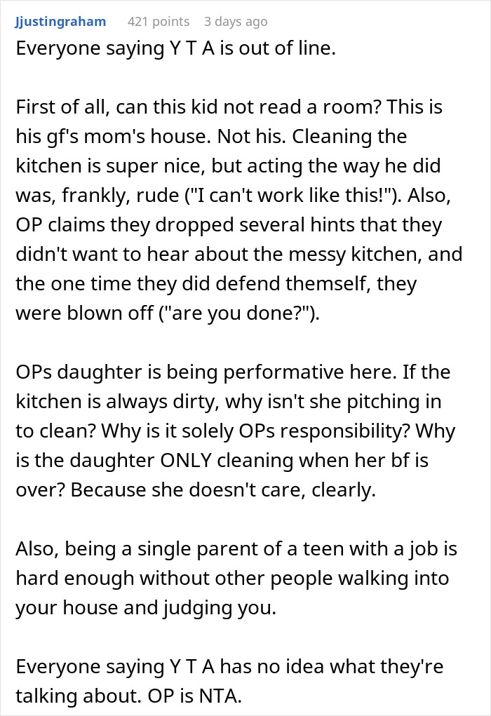 “Am I The Jerk For Telling My Daughter's Boyfriend To Go Home?” “Am I The Jerk For Telling My Daughter's Boyfriend To Go Home?”