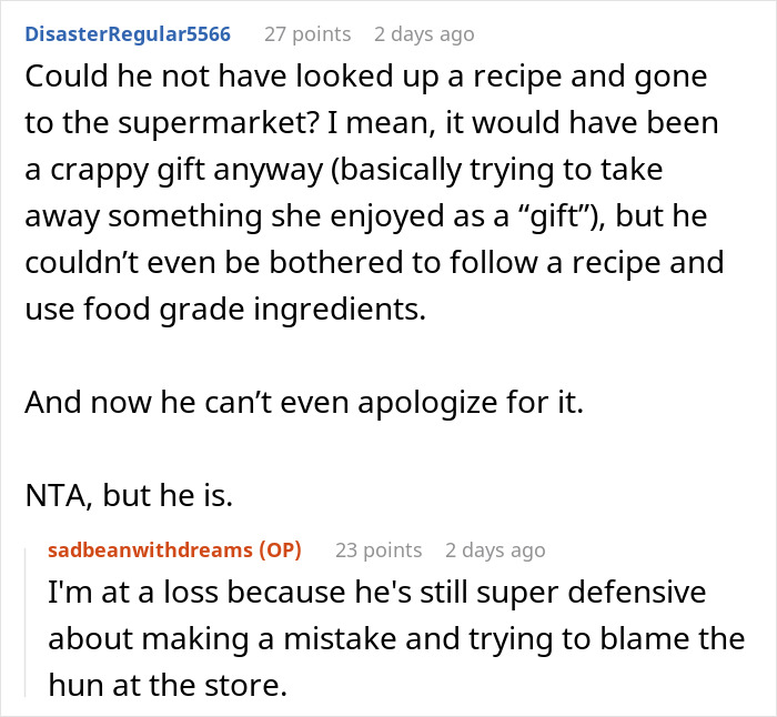 Husband Uses Essential Oil Instead Of Actual Peppermint In Wife’s Gift, She Has A Panic Attack Husband Uses Essential Oil Instead Of Actual Peppermint In Wife’s Gift, She Has A Panic Attack