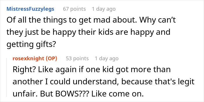 “No One Gets Bows This Year”: Woman Takes Petty Revenge On Entitled SILs “No One Gets Bows This Year”: Woman Takes Petty Revenge On Entitled SILs