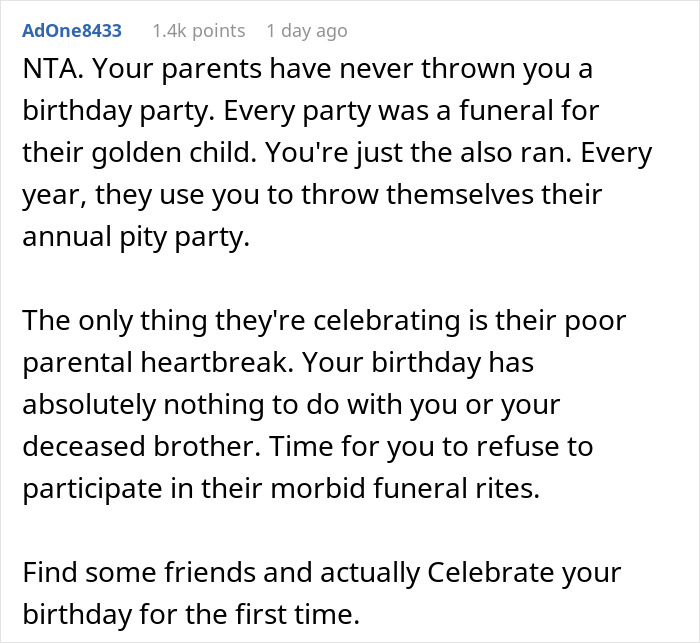 17 Y.O. Is Done Sharing Her Birthday With Her Late Twin, Parents Are Not Having It 17 Y.O. Is Done Sharing Her Birthday With Her Late Twin, Parents Are Not Having It