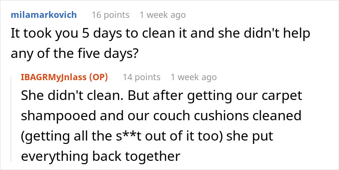 Couple Spends 5 Days Cleaning Up After Christmas Dinner, Man Refuses To Host Again Couple Spends 5 Days Cleaning Up After Christmas Dinner, Man Refuses To Host Again