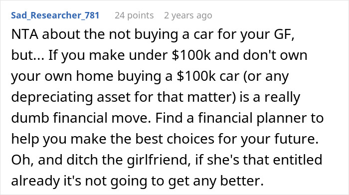 "I Was Being Cheap": GF Freaks Out After BF Refused To Buy Her A Tesla "I Was Being Cheap": GF Freaks Out After BF Refused To Buy Her A Tesla