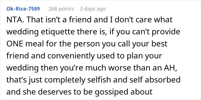 Bride Weeps At Reception As Her Vegetarian Friend Brought Her Own Food When She Wasn’t Catered For Bride Weeps At Reception As Her Vegetarian Friend Brought Her Own Food When She Wasn’t Catered For