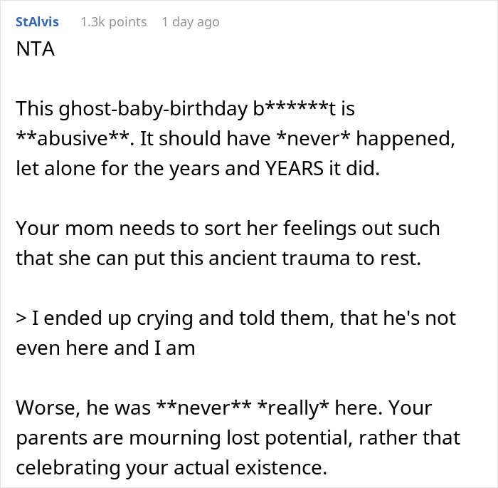 17 Y.O. Is Done Sharing Her Birthday With Her Late Twin, Parents Are Not Having It 17 Y.O. Is Done Sharing Her Birthday With Her Late Twin, Parents Are Not Having It
