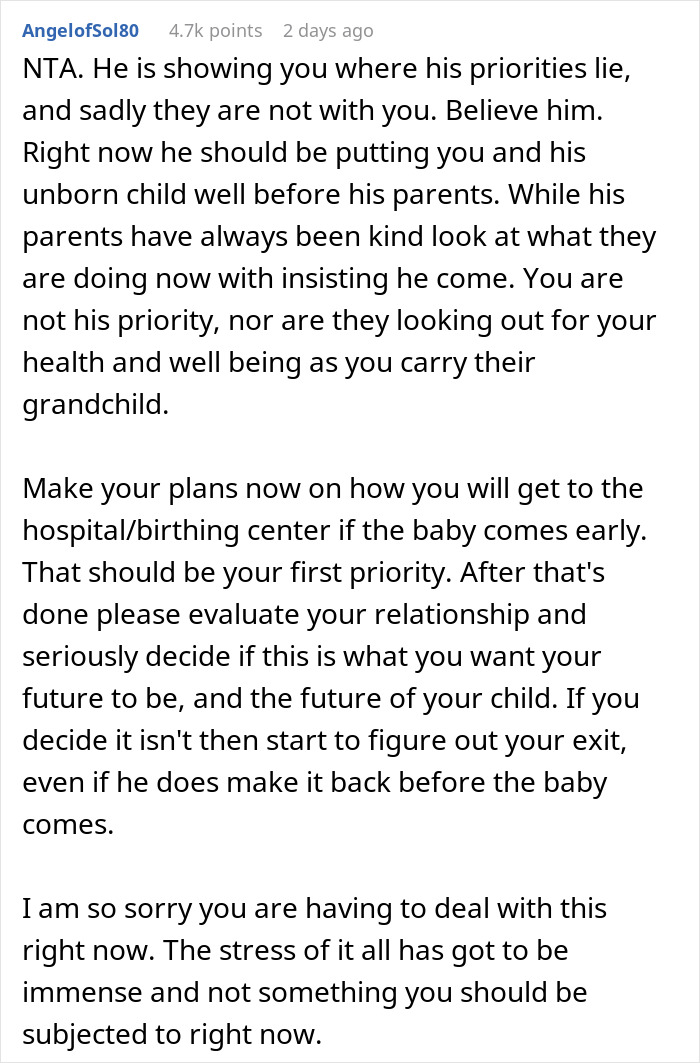 Heavily Pregnant Woman Wonders If She's A Jerk For Asking Her Fiancé To Spend Christmas With Her Heavily Pregnant Woman Wonders If She's A Jerk For Asking Her Fiancé To Spend Christmas With Her