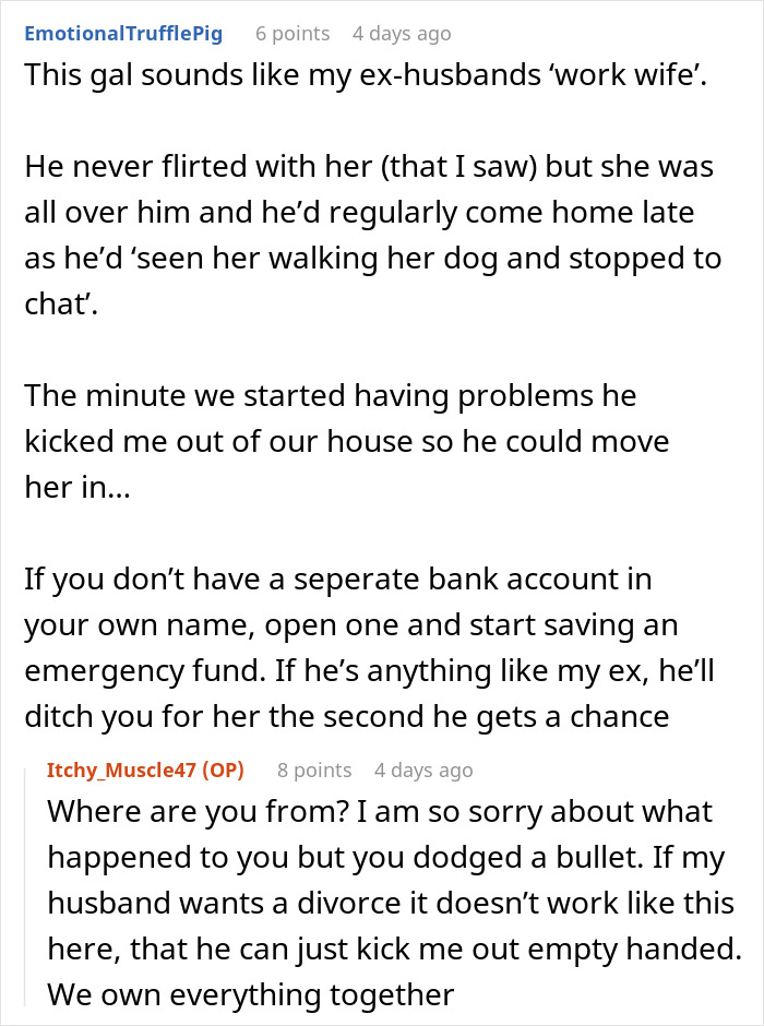 "She Warned Him": Wife Ignores Husband's "Work Wifey" Until She Crosses A Line 