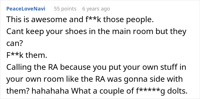 College Student Does Exactly As Told After Roommates Demand They Keep Their Stuff In Their Room