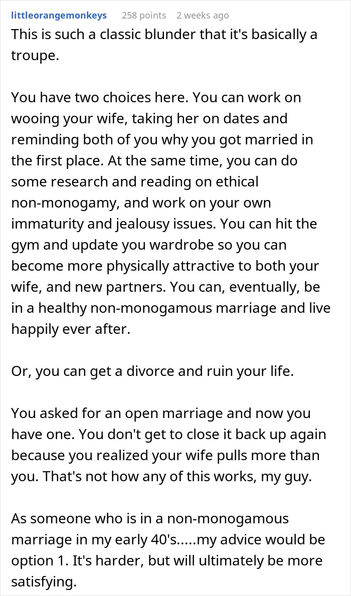 Man Wants An Open Marriage After 19 Years, Realizes His Mistake When He Sees Wife Thriving Man Wants An Open Marriage After 19 Years, Realizes His Mistake When He Sees Wife Thriving