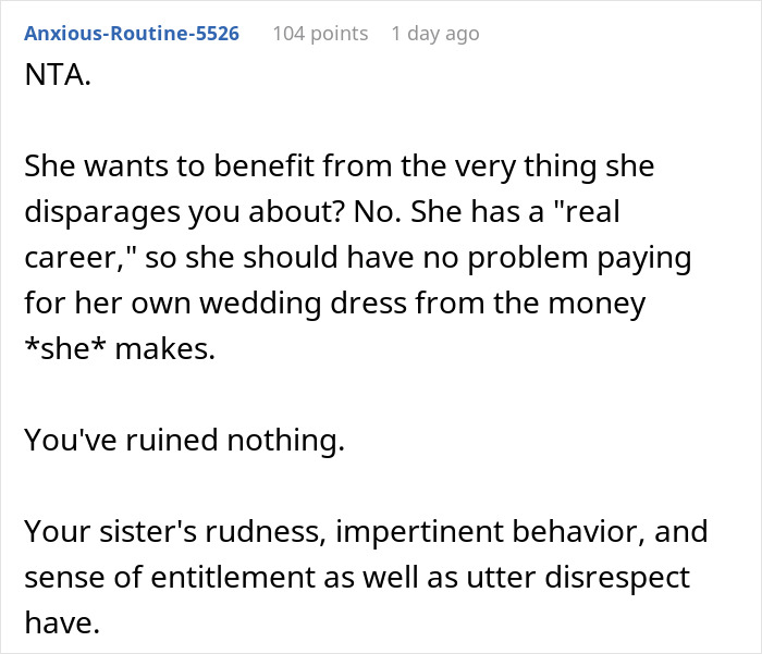Woman Makes Fun Of Sister’s Profession, Is Upset She Refuses To Give Her Money She Earned From It Woman Makes Fun Of Sister’s Profession, Is Upset She Refuses To Give Her Money She Earned From It