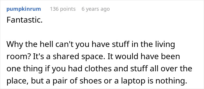 College Student Does Exactly As Told After Roommates Demand They Keep Their Stuff In Their Room